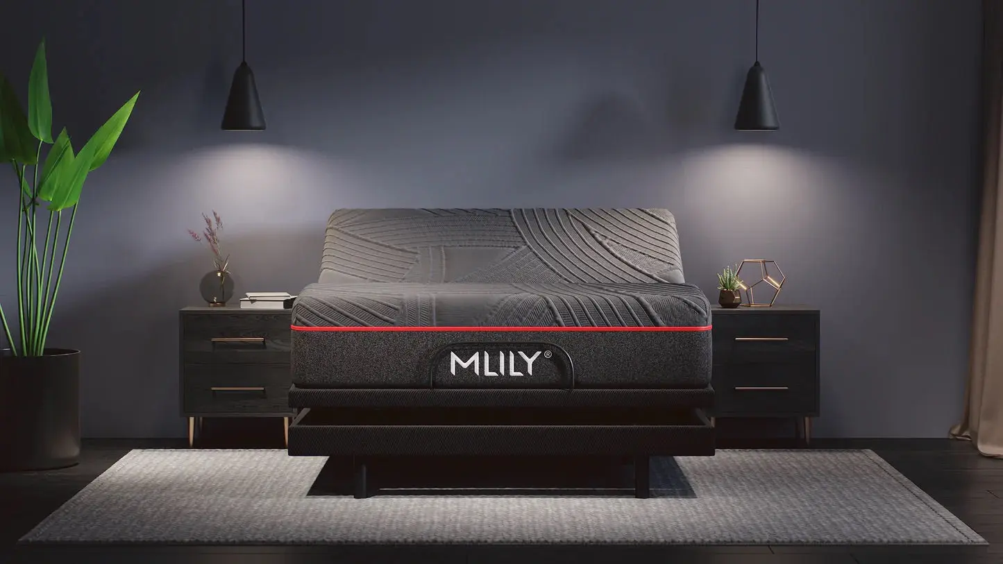 Mlily 11.5 Inch Powercool Medium Mattress & Adjustable Foundation Package - Image 6