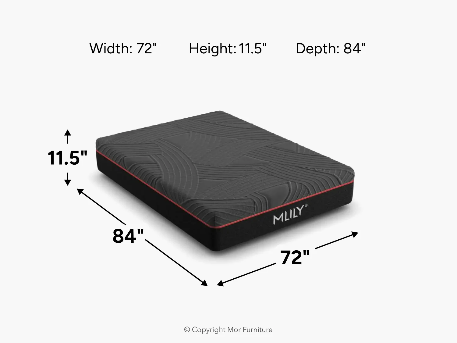 Mlily 11.5 Inch Powercool Medium Mattress - Image 23