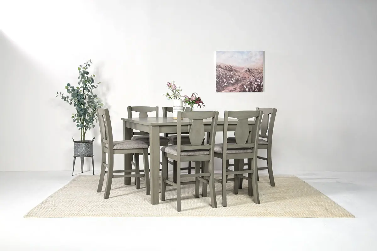Napa Counter Height Dining Table & 6 Stools - Image 7