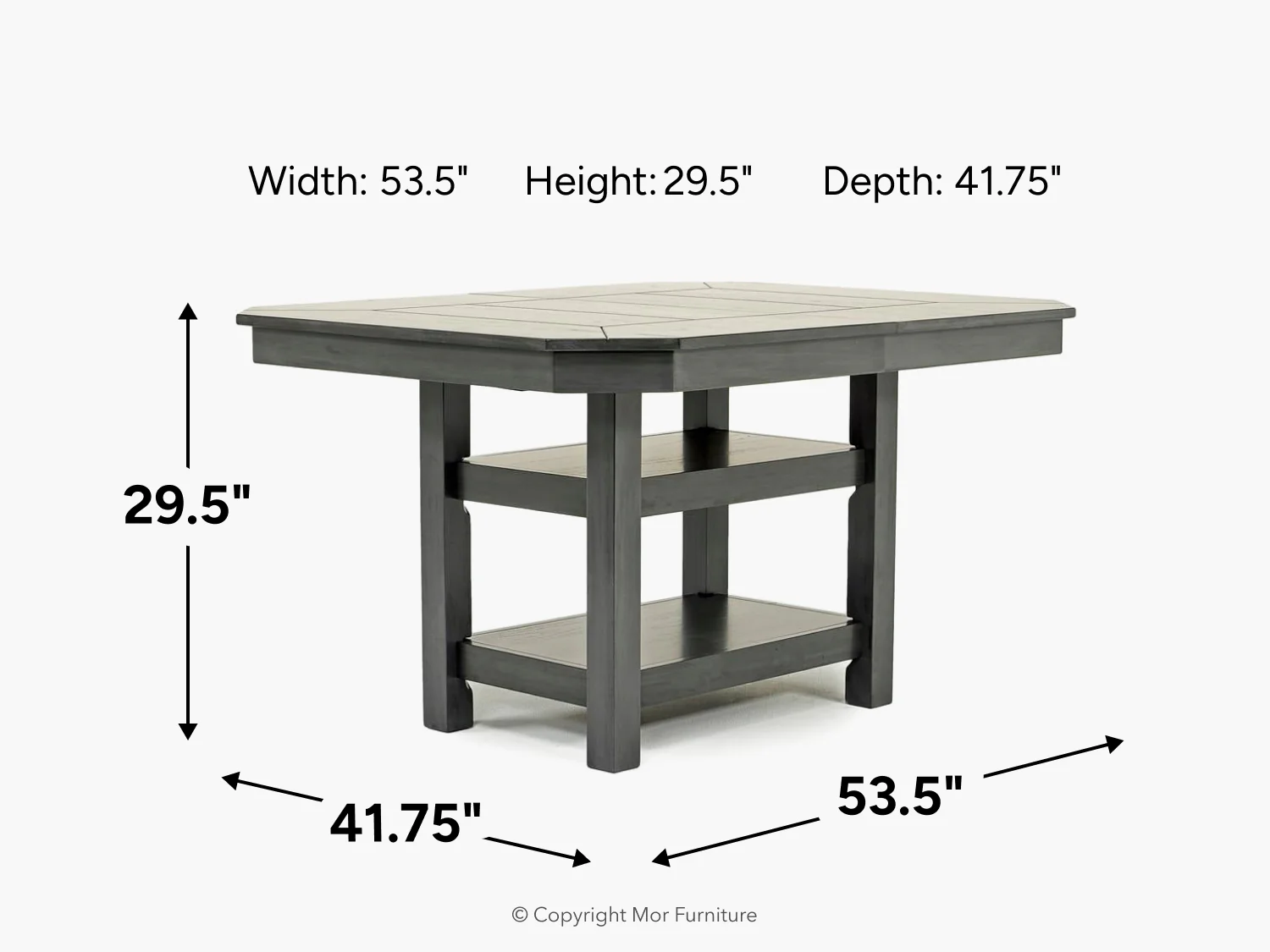 New Haven Adjustable Height Dining Table - Image 23