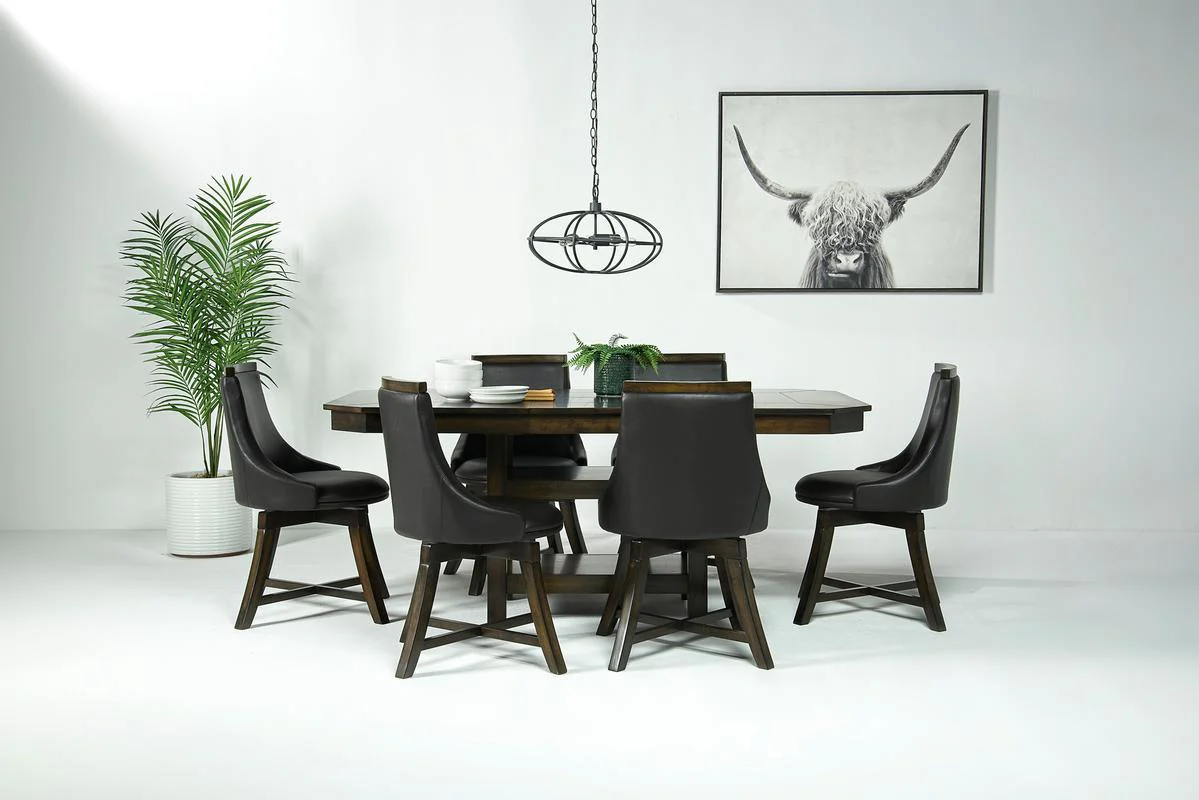 New Haven Dining Table & 6 Chairs - Image 8