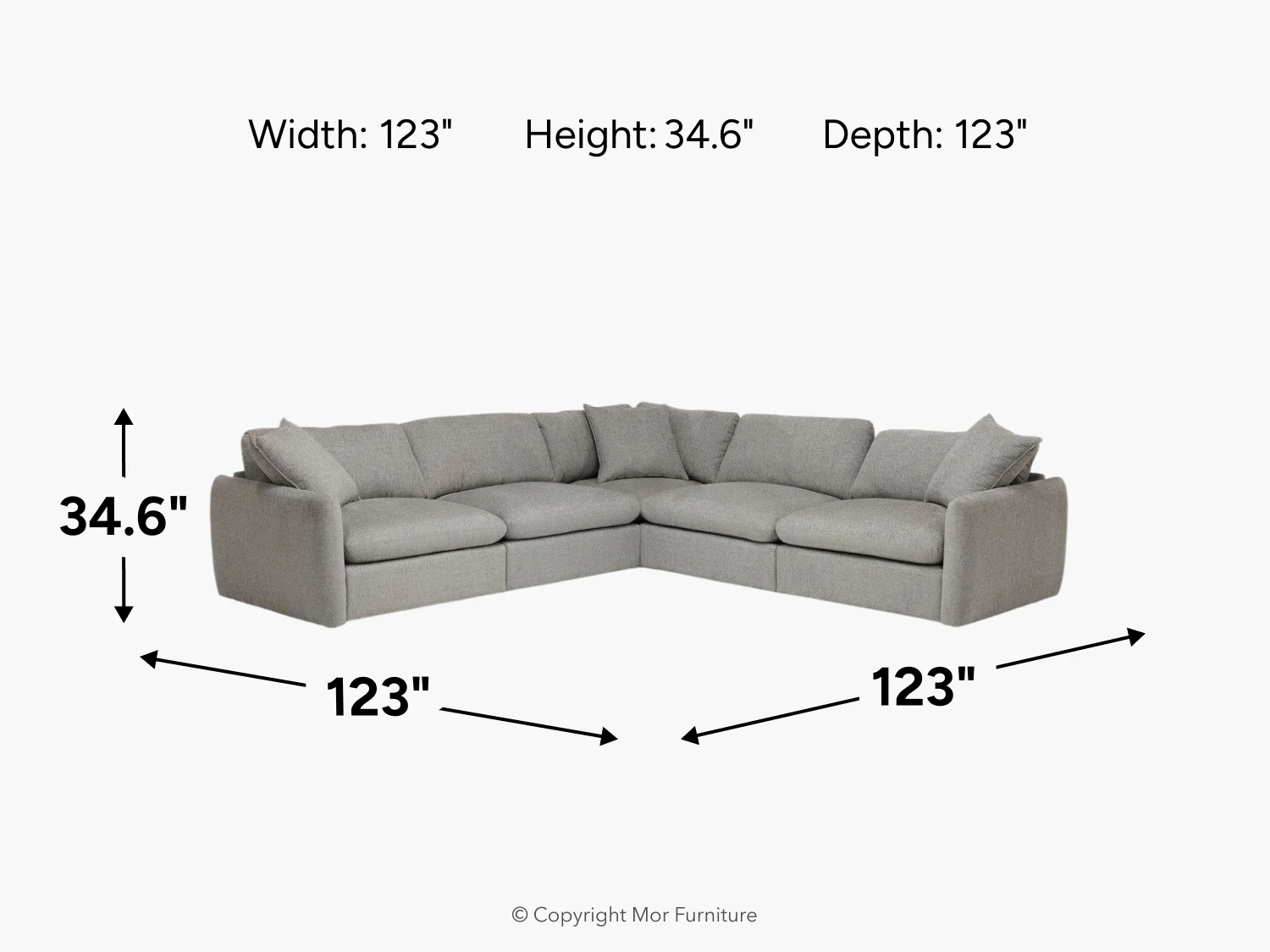 Nova 5 Piece Sectional - Image 7