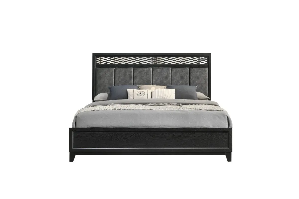 Obsidian Panel Bed