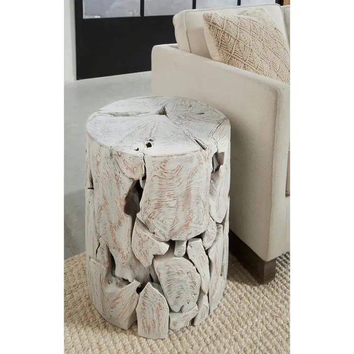 One Teak End Table - Image 2