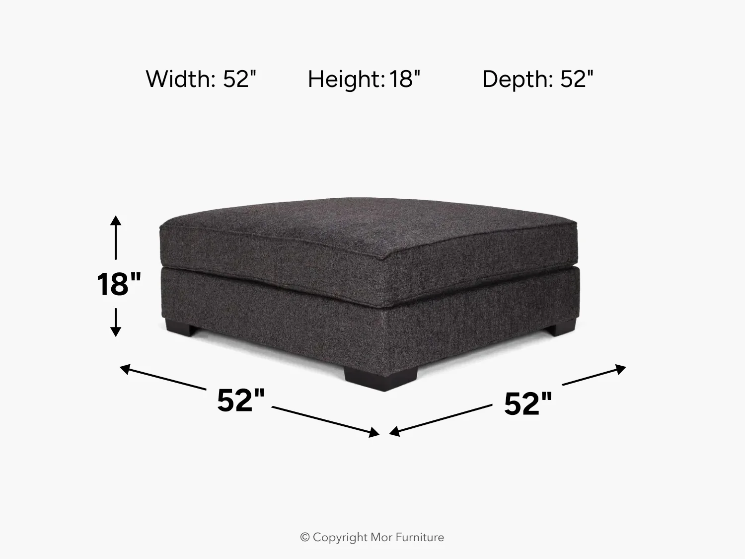Oracle Oversized Ottoman - Image 3