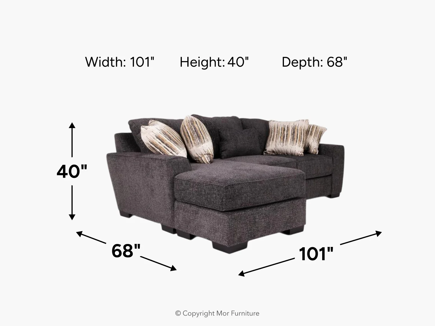 Oracle Reversible Sofa Chaise - Image 11