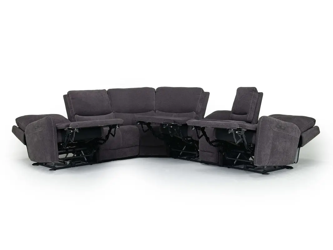 Palencia 6 Piece 3 Power Sectional With 3 Power Armless Recliner - Image 35