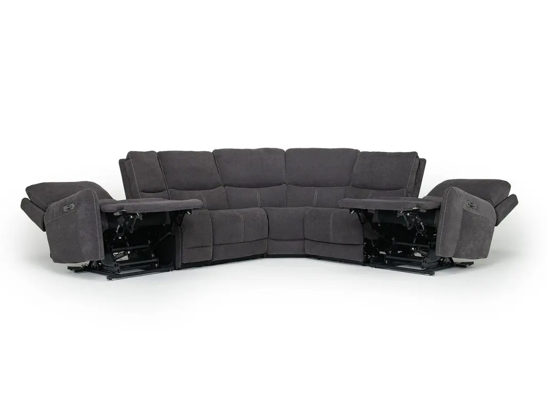 Palencia 6 Piece 3 Power Sectional With 3 Power Armless Recliner - Image 44