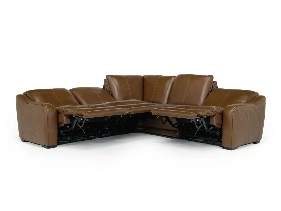 Paradise Ls 5 Piece 2 Power Sectional With 2 Power Armless Recliner - Image 2
