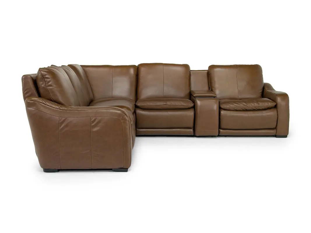 Paradise Ls 6 Piece 2 Power Sectional With 2 Power Armless Recliner - Image 3