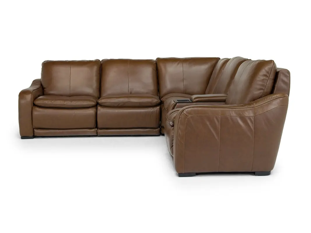 Paradise Ls 6 Piece 2 Power Sectional With 2 Power Armless Recliner - Image 4