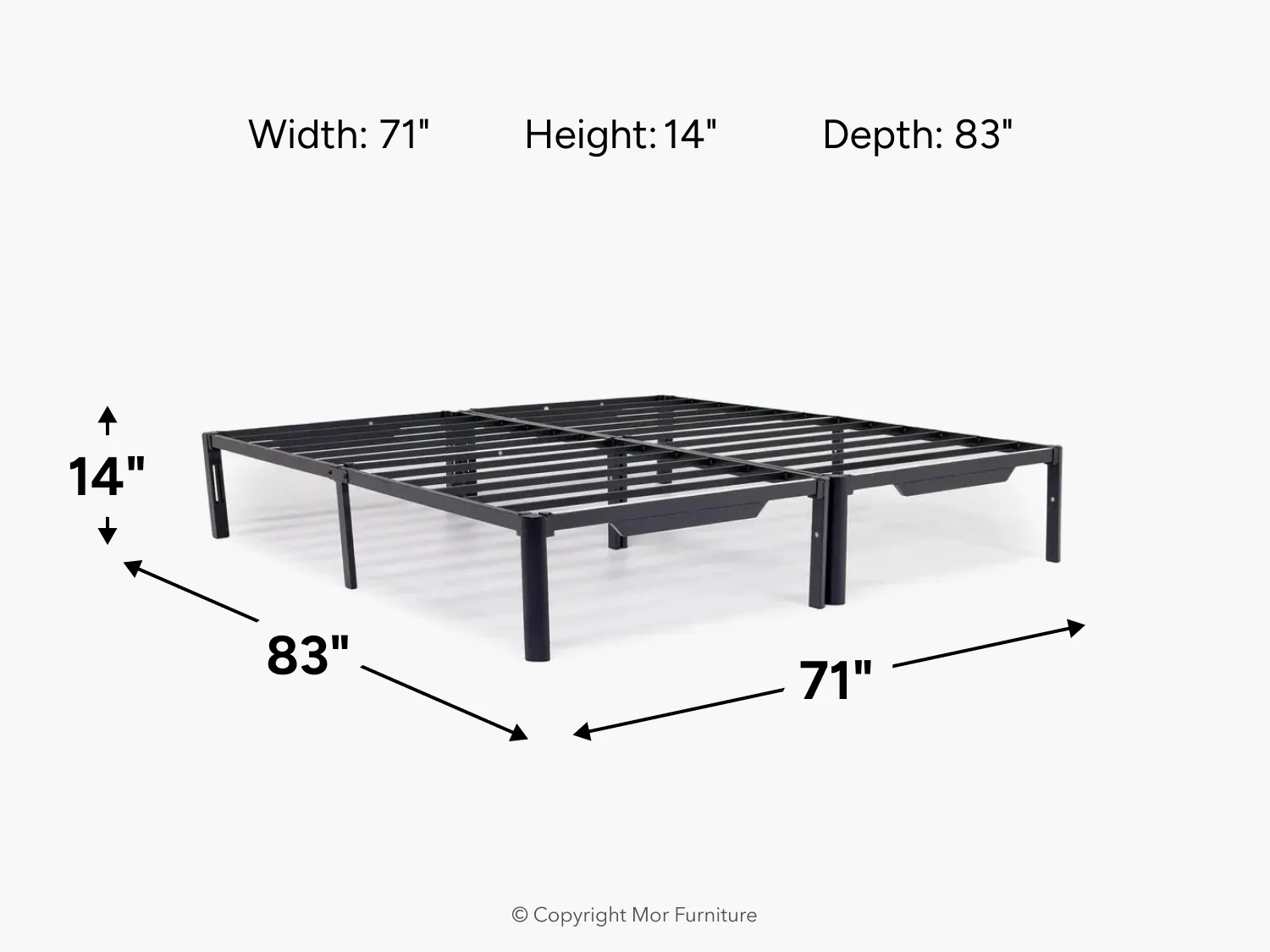 Platform Bed Frame - Image 20