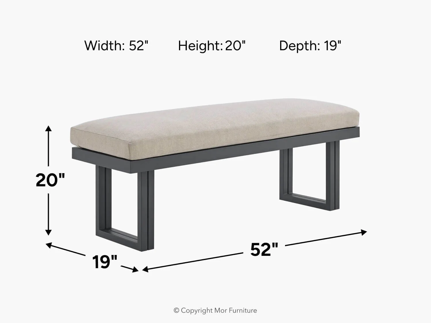 Playa Outdoor Bench - Image 8