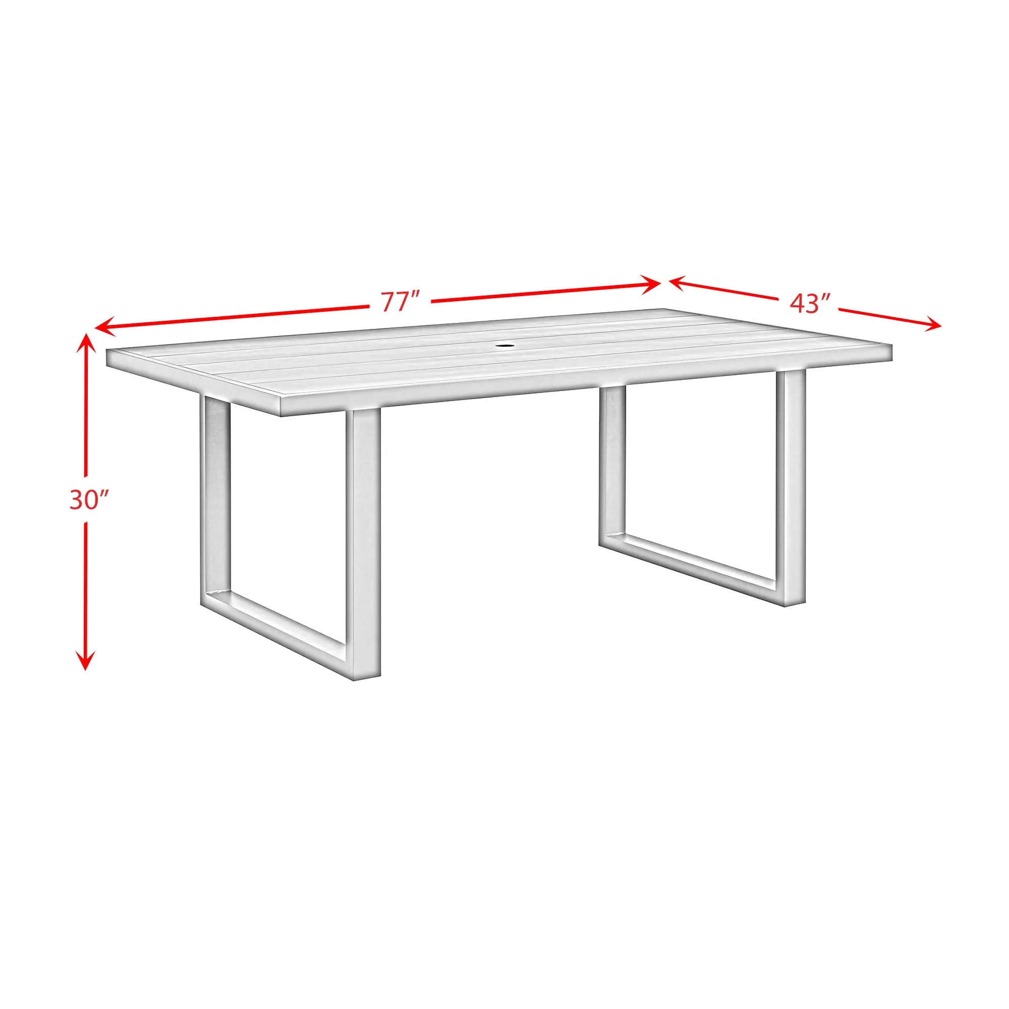 Playa Outdoor Dining Table - Image 10