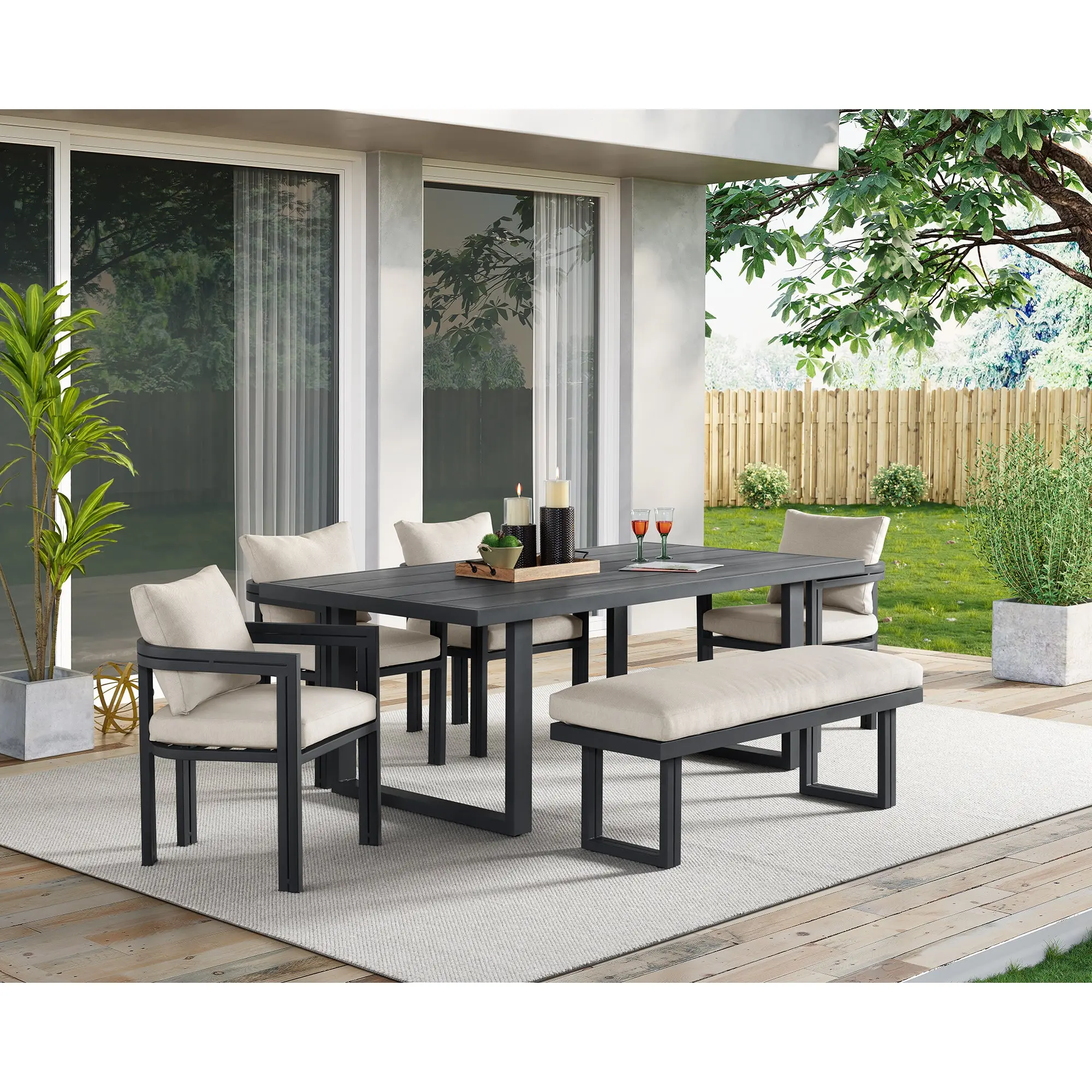Playa Outdoor Dining Table - Image 8