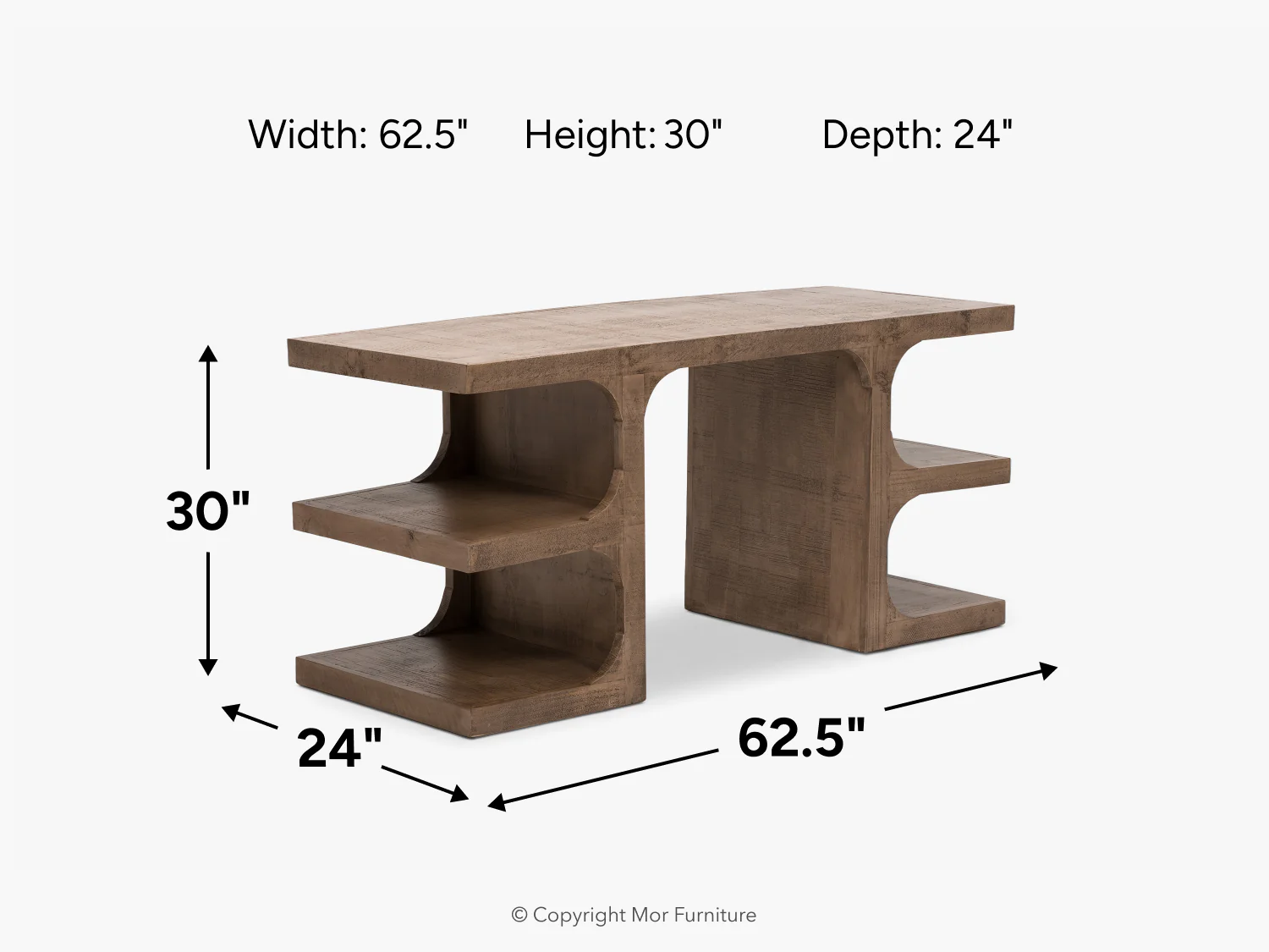 Portofino Office Desk - Image 4