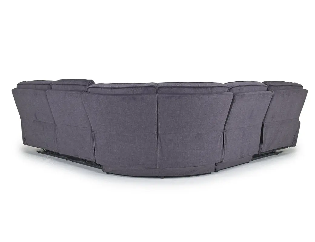 Retreat 5 Piece Power Sectional With Power Armless Recliner - Image 13