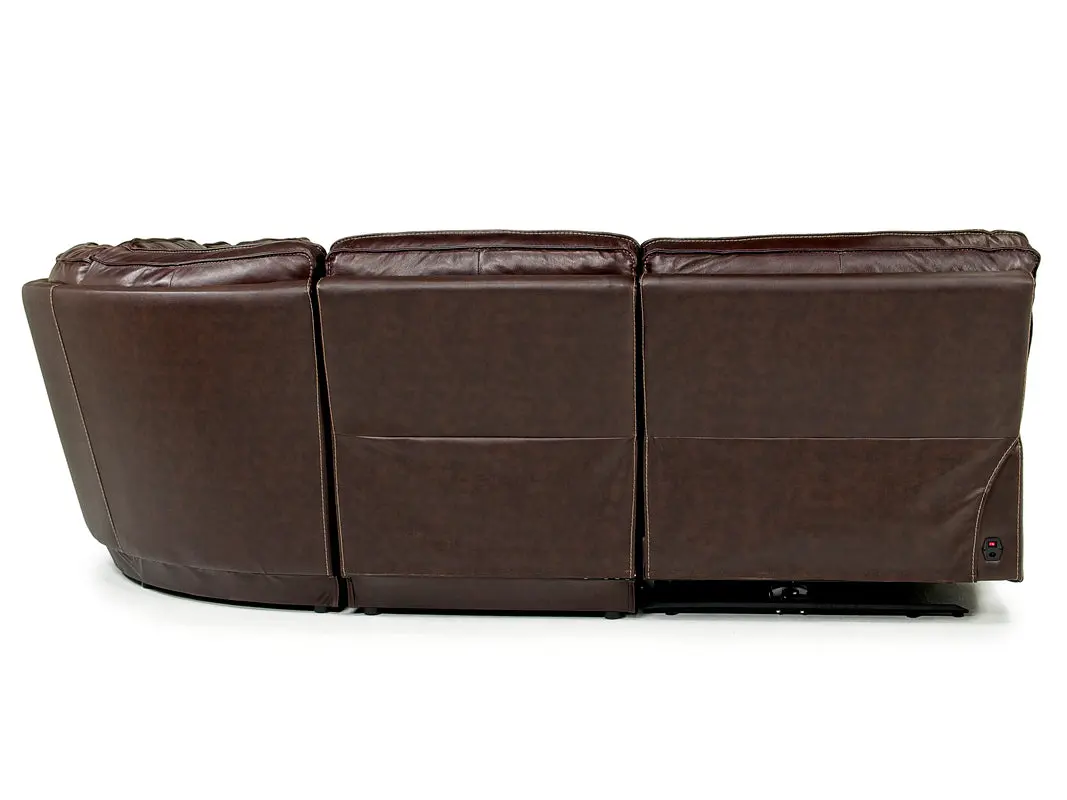 Retreat 5 Piece Power Sectional With Power Armless Recliner - Image 5