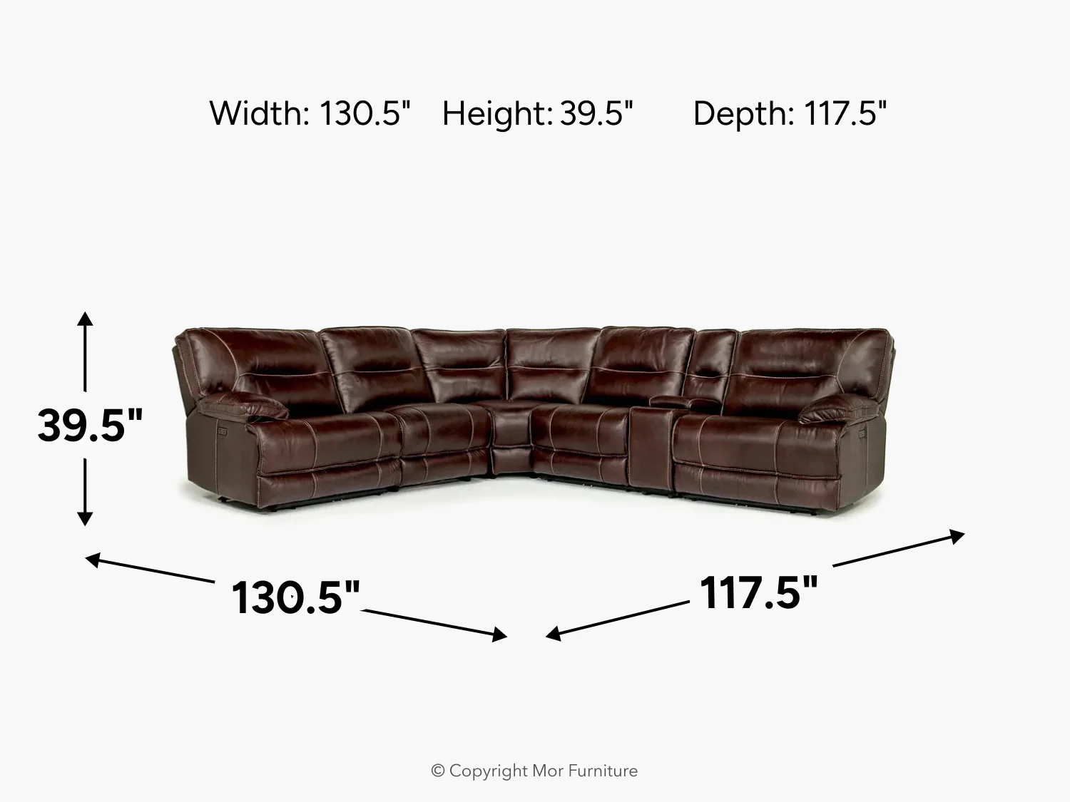 Retreat 6 Piece Power Sectional - Image 6