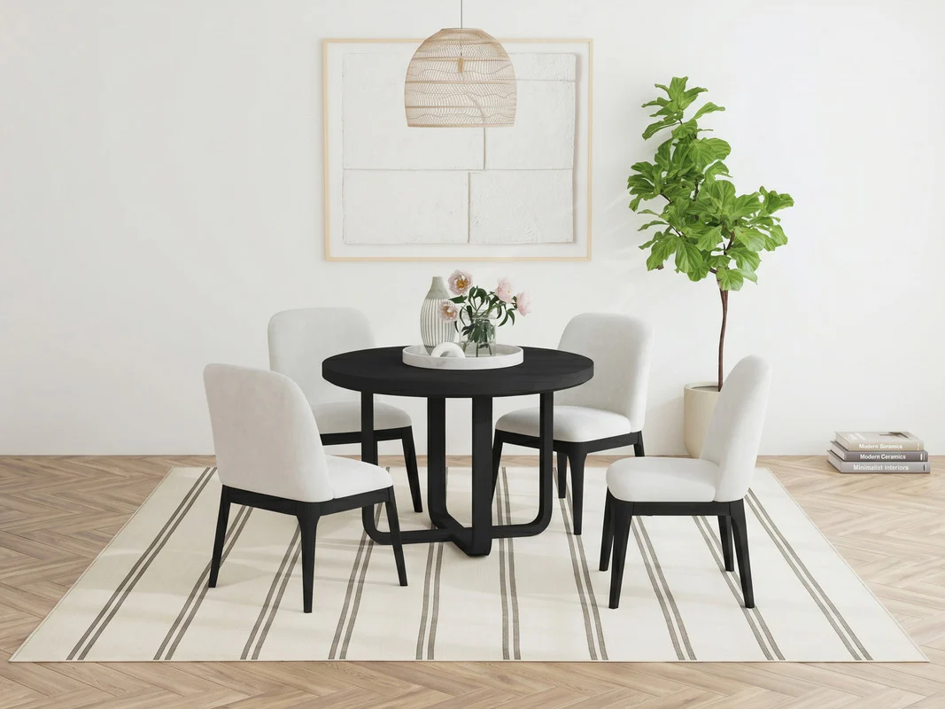 Ridgemont Round Dining Table & 4 Chairs