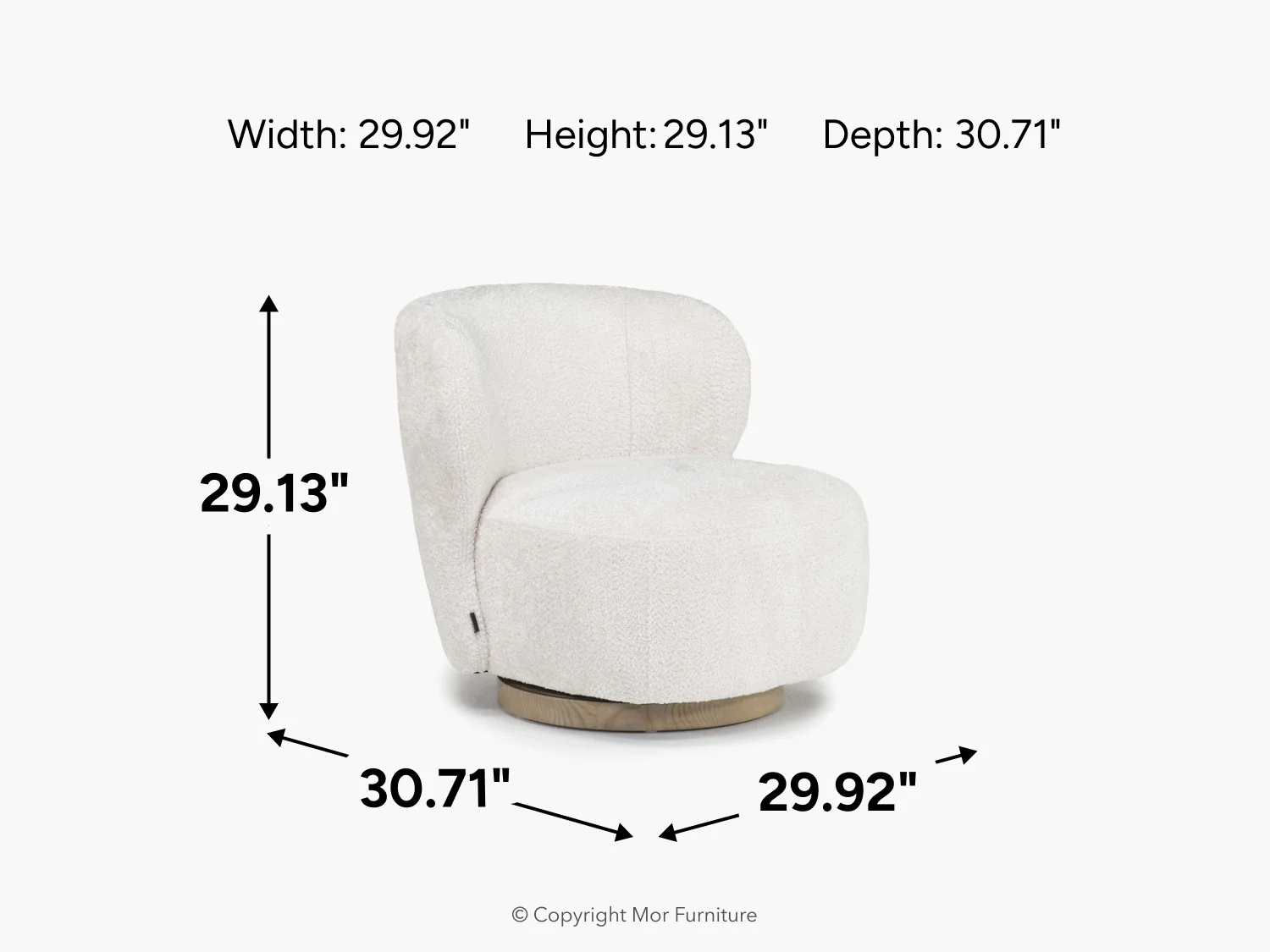 Sandra Swivel Chair - Image 4