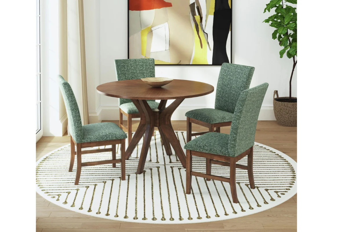 Santa Barbara Round Dining Table & 4 Chairs