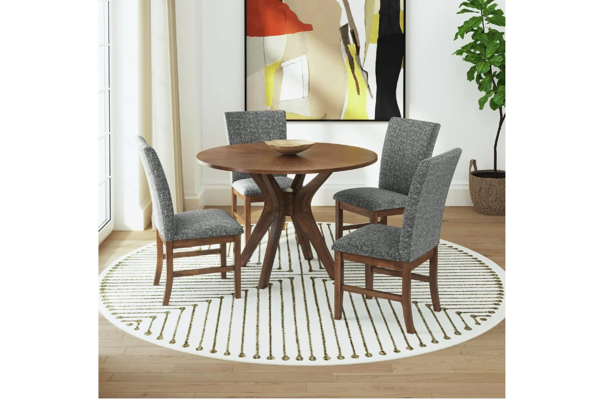 Santa Barbara Round Dining Table & 4 Chairs - Image 9
