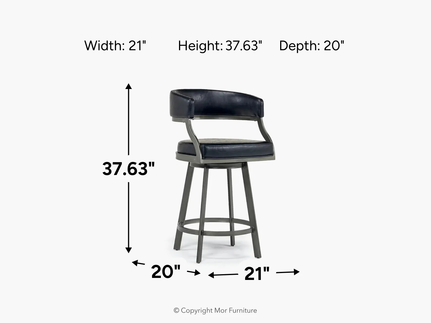 Saturn Counter Height Stool - Image 8