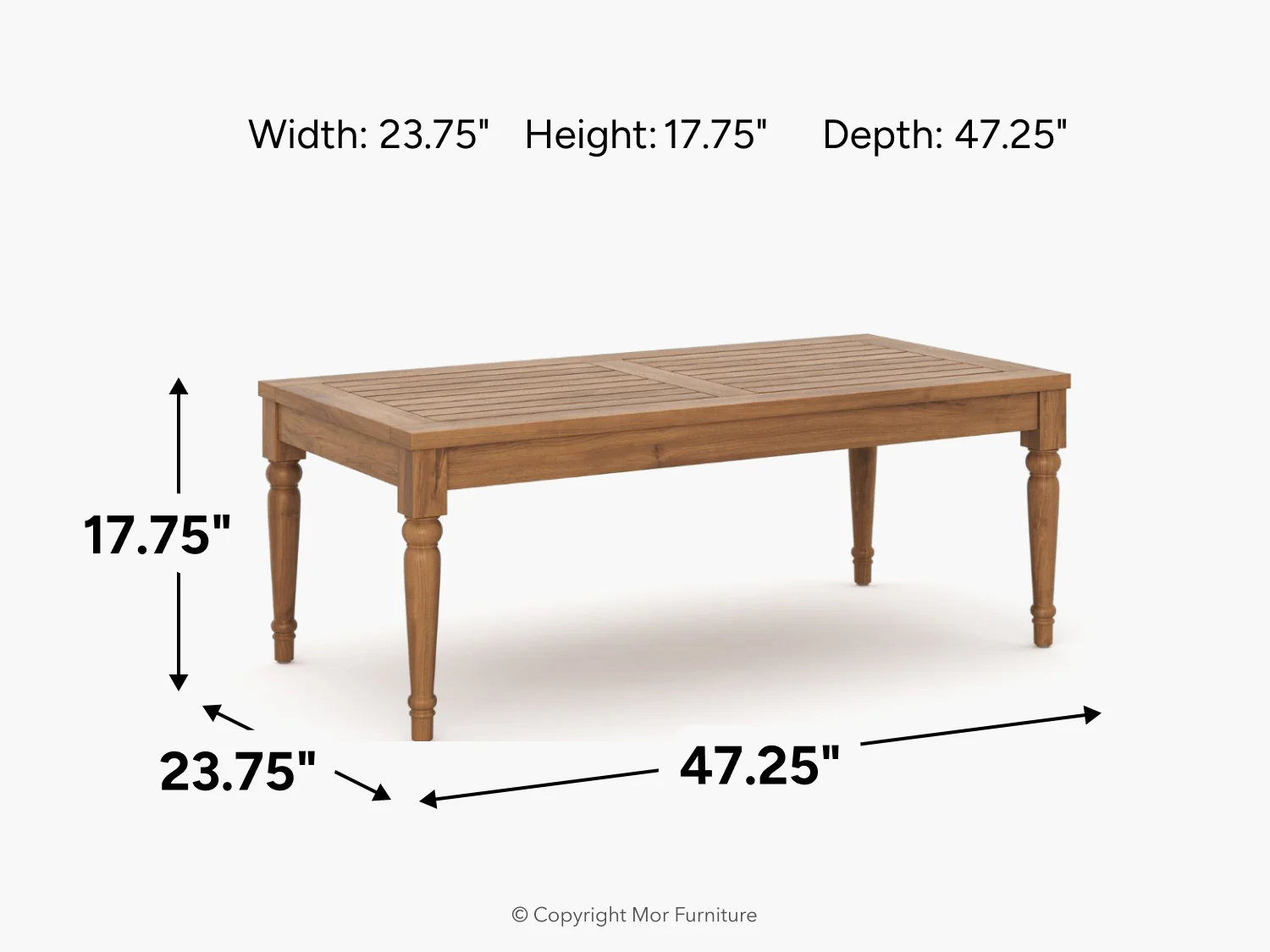 Savannah Outdoor Coffee Table - Image 6