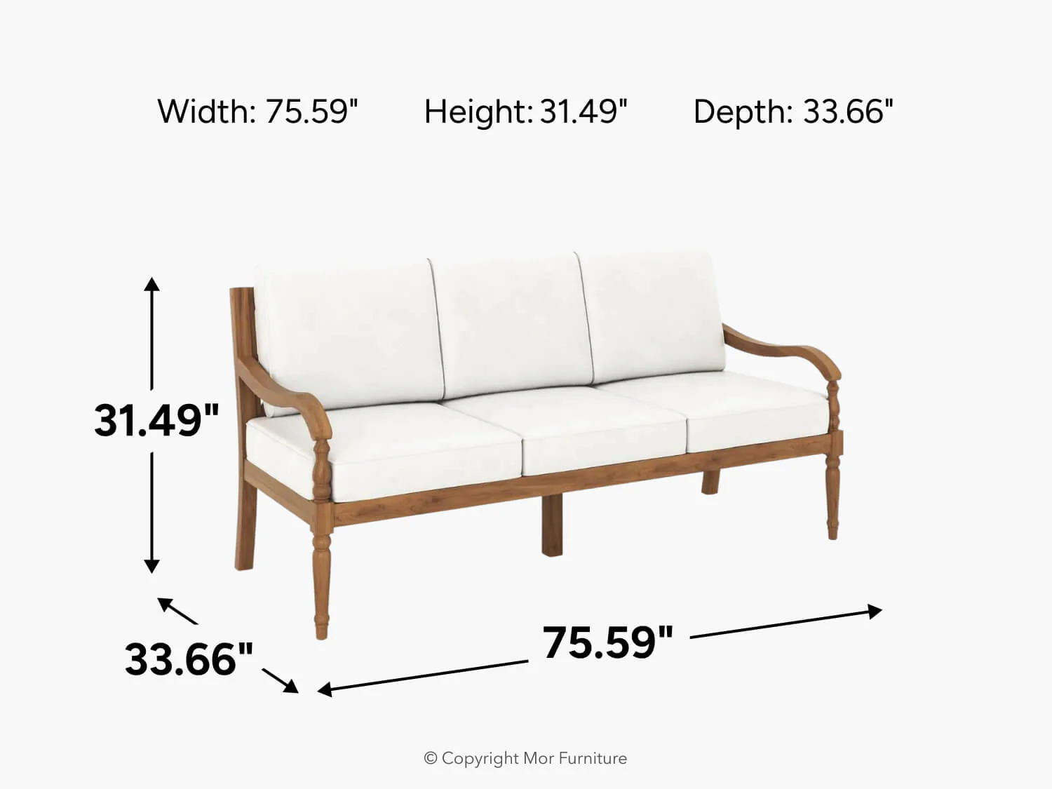 Savannah Outdoor Sofa - Image 6