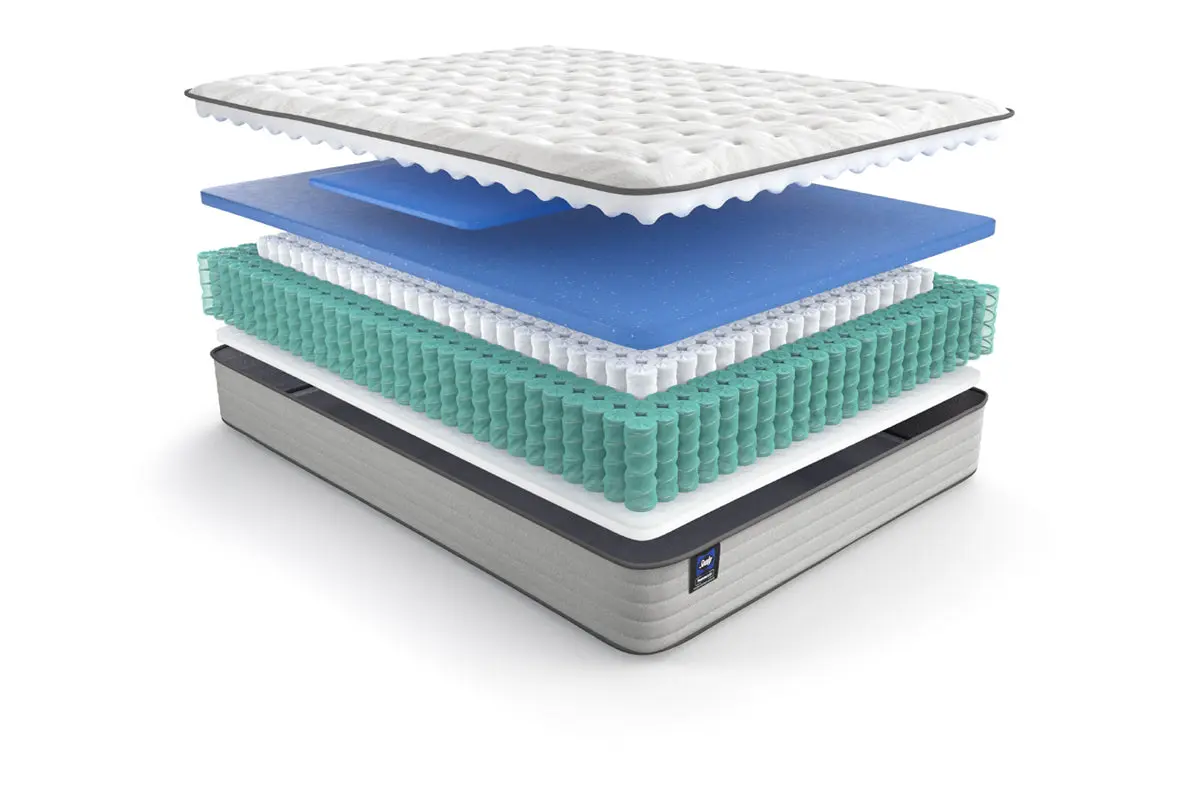 Sealy 12 Inch Spring Bloom Medium Mattress - Image 9