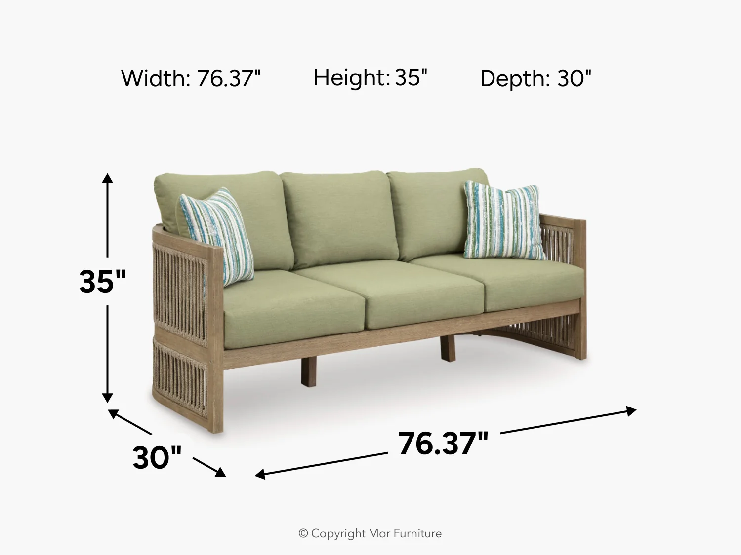Serena Shores Outdoor Sofa - Image 8