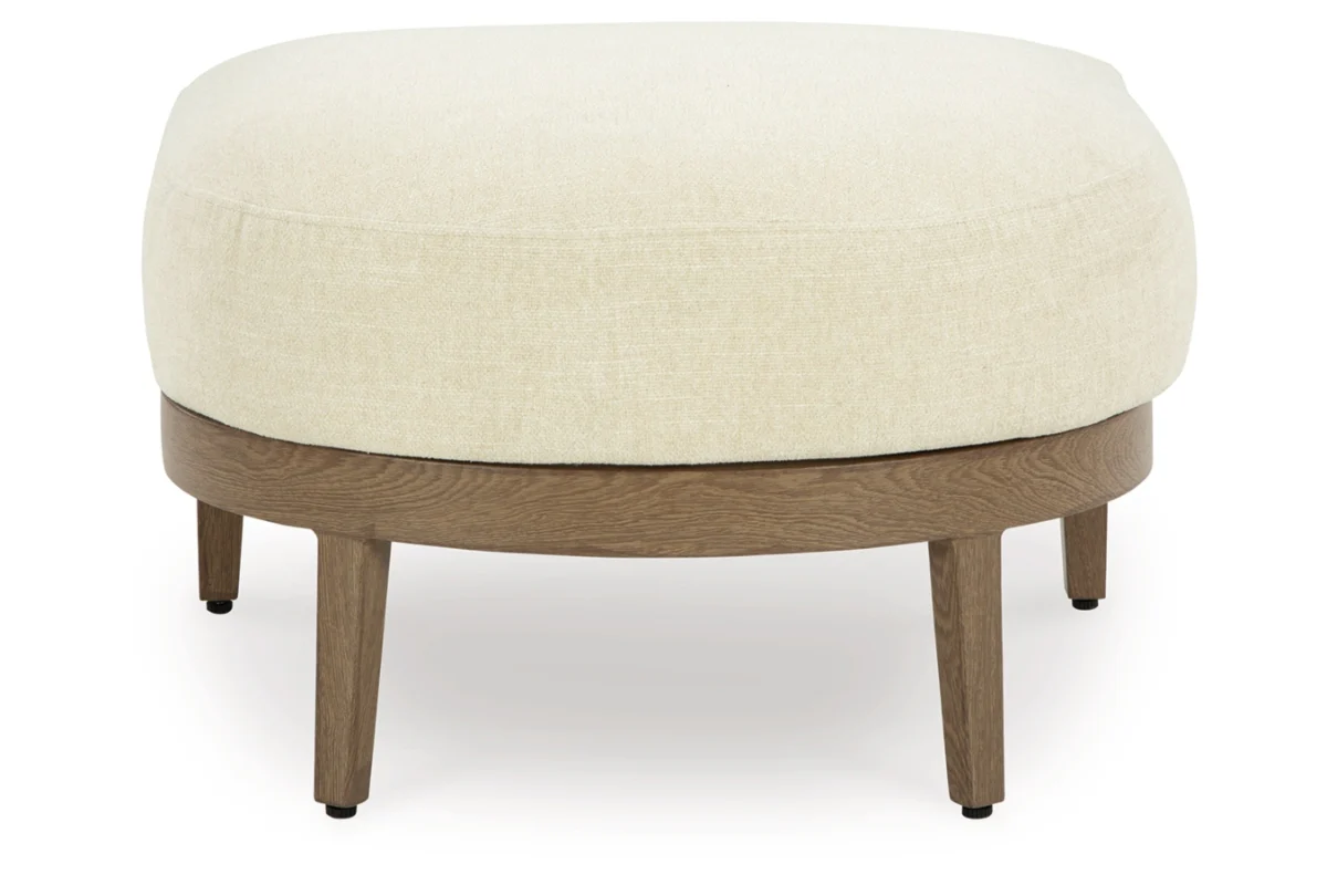 Serene Bay Outdoor Ottoman - Image 2