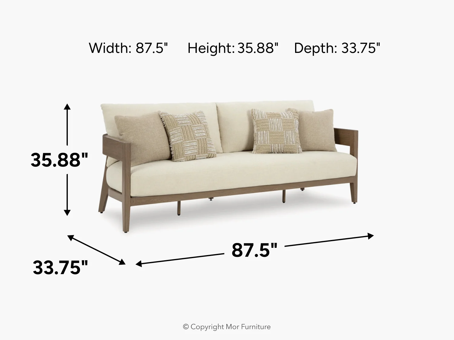 Serene Bay Outdoor Sofa - Image 10
