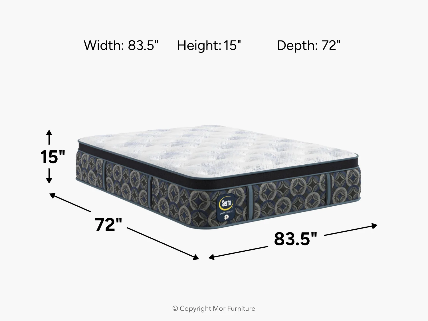 Serta Perfect Sleeper Cascade Range Pillow Top Mattress - Image 14