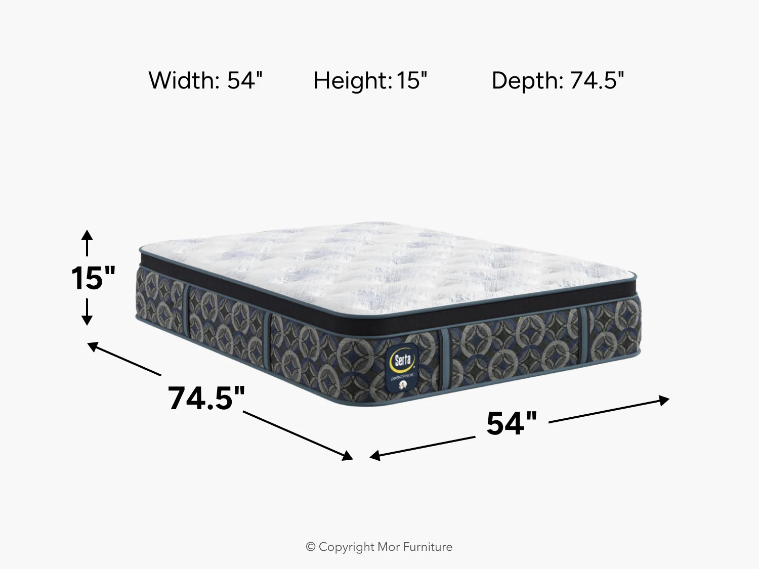 Serta Perfect Sleeper Cascade Range Pillow Top Mattress - Image 42