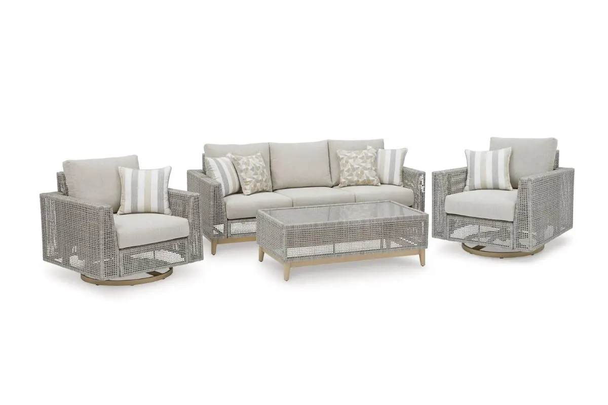 Seton Creek Outdoor 4 Piece Patio Set