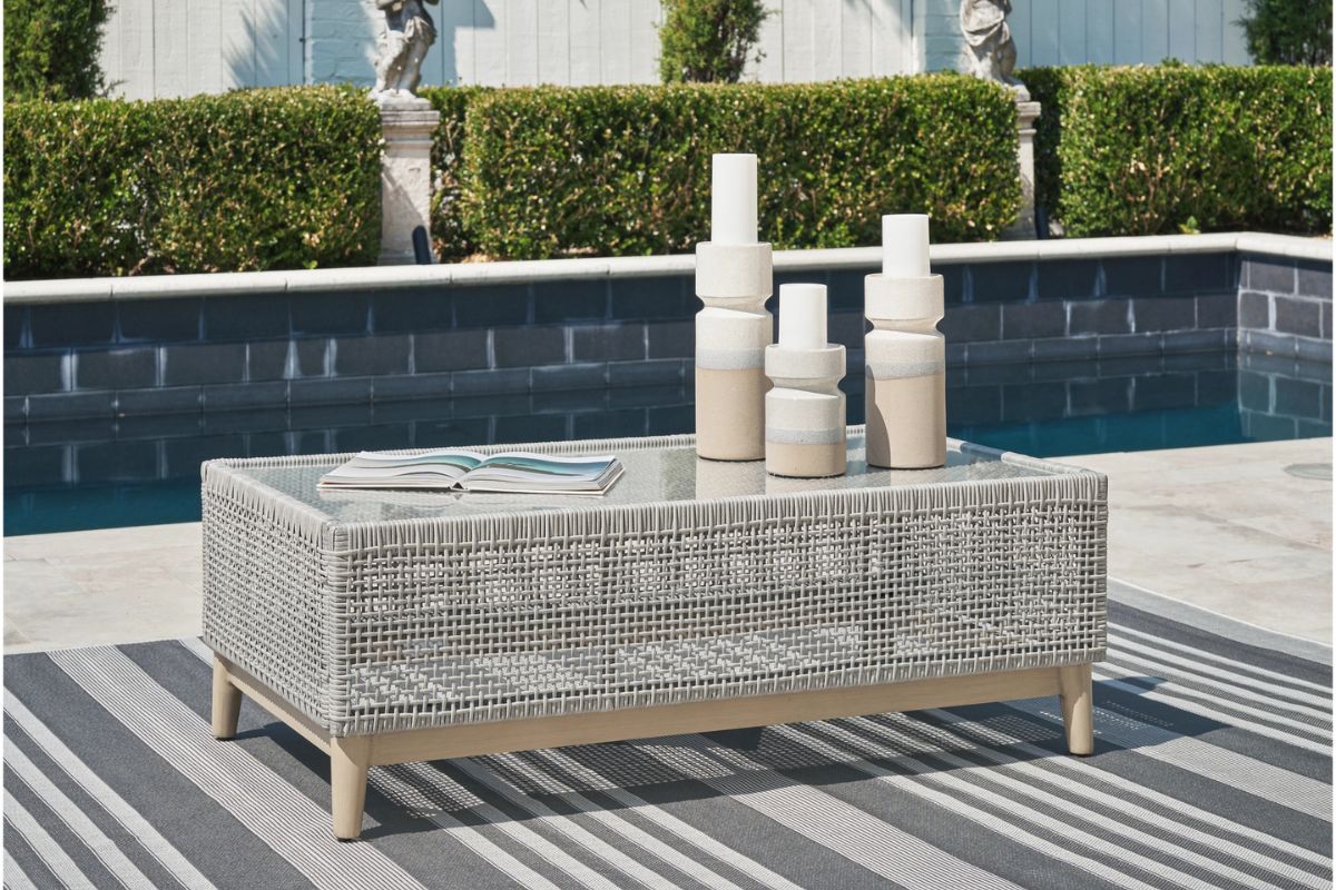 Seton Creek Outdoor Coffee Table - Image 6