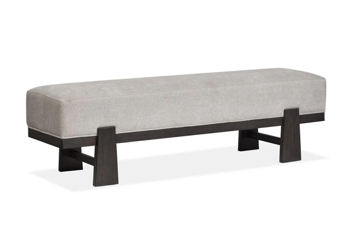 Shelby Trestle Dining Table & 4 Chairs & Bench - Image 45