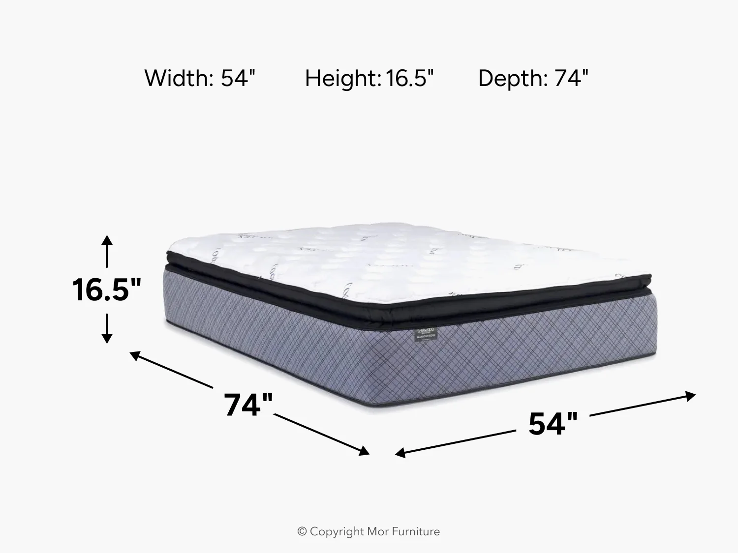 Sherwood Quantum Edge Jumbo Pillow Top Mattress - Image 13