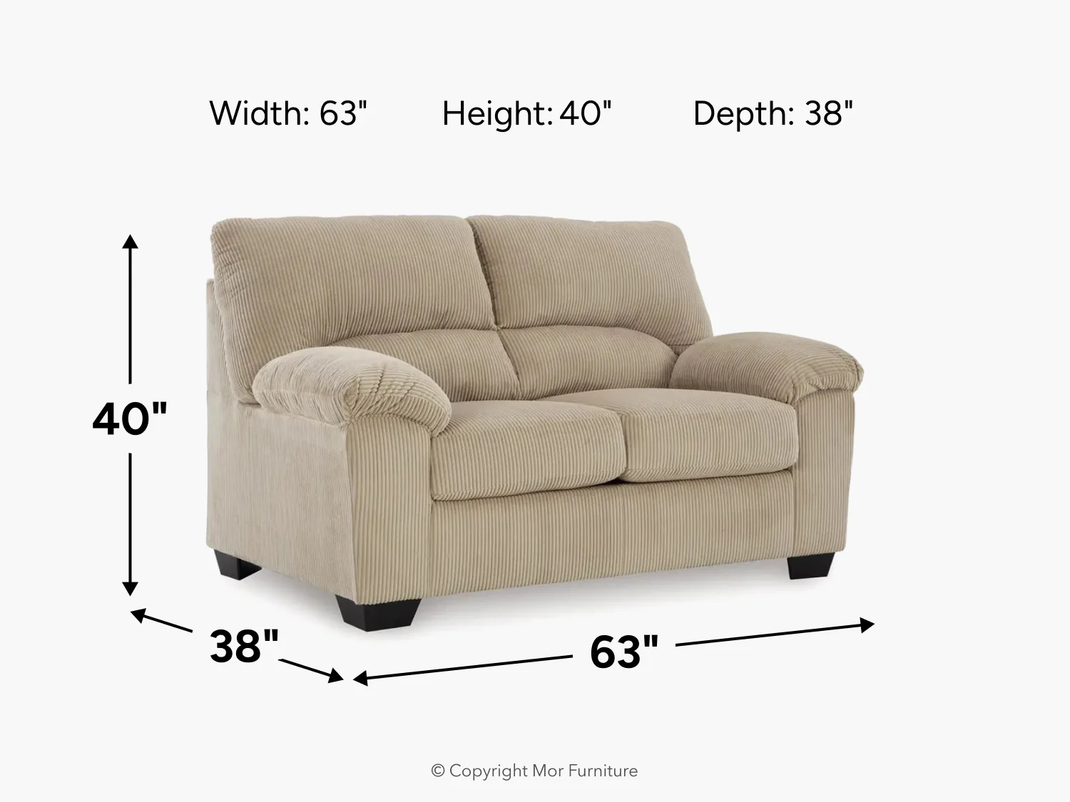 Simple Joy Loveseat - Image 19