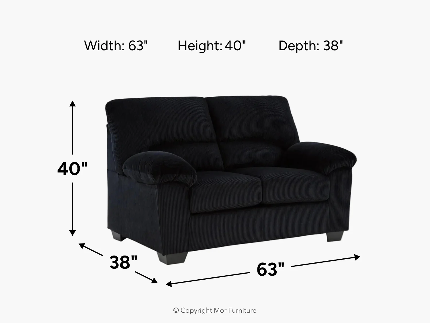 Simple Joy Loveseat - Image 7