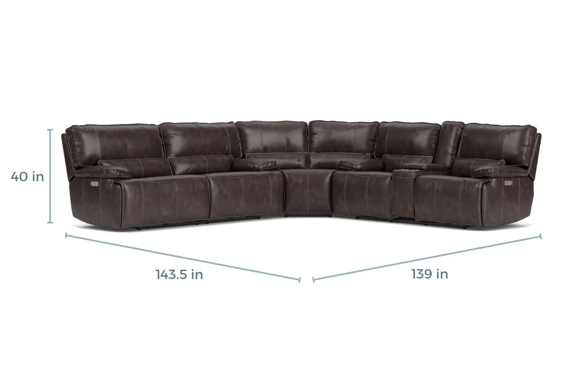 Sofia 3 Piece 3 Power Sectional - Image 7