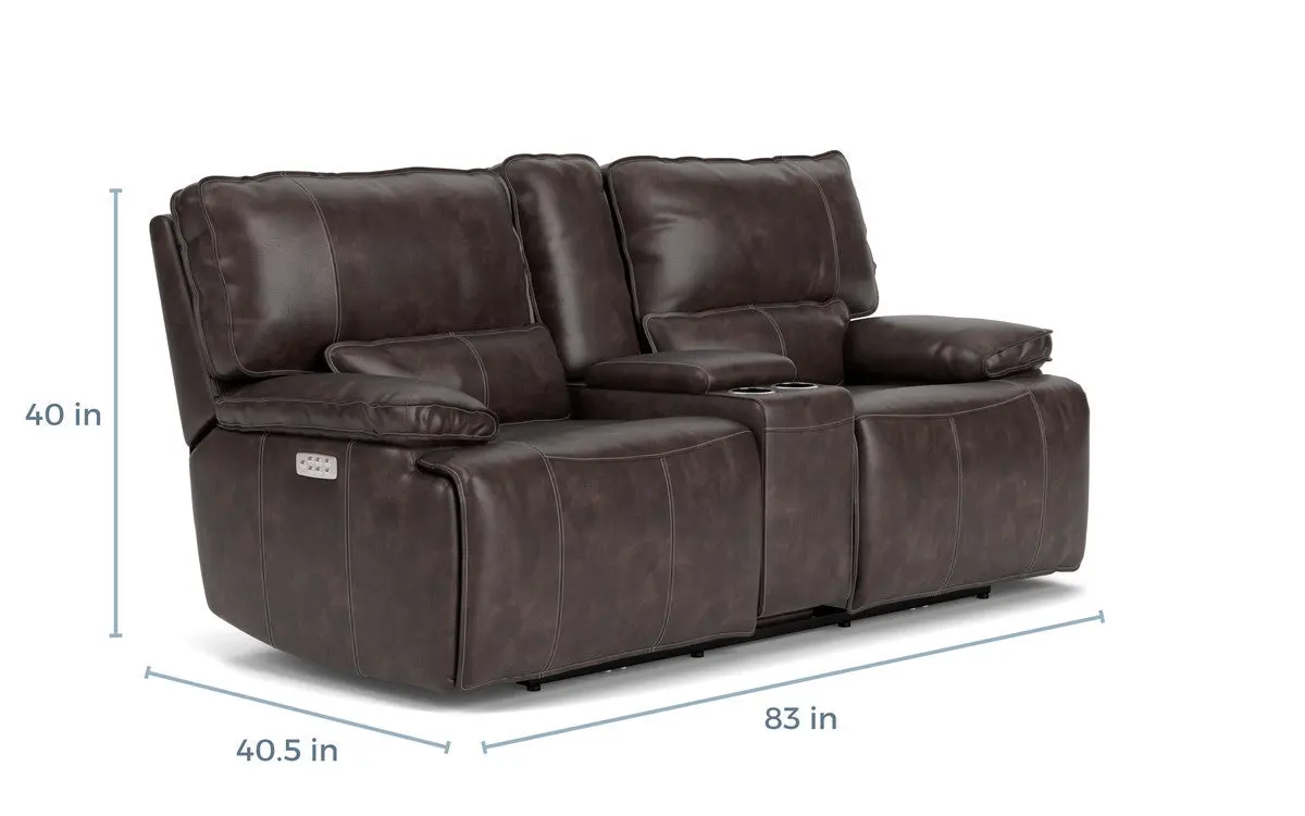 Sofia 3 Power Sofa & Console Loveseat - Image 7