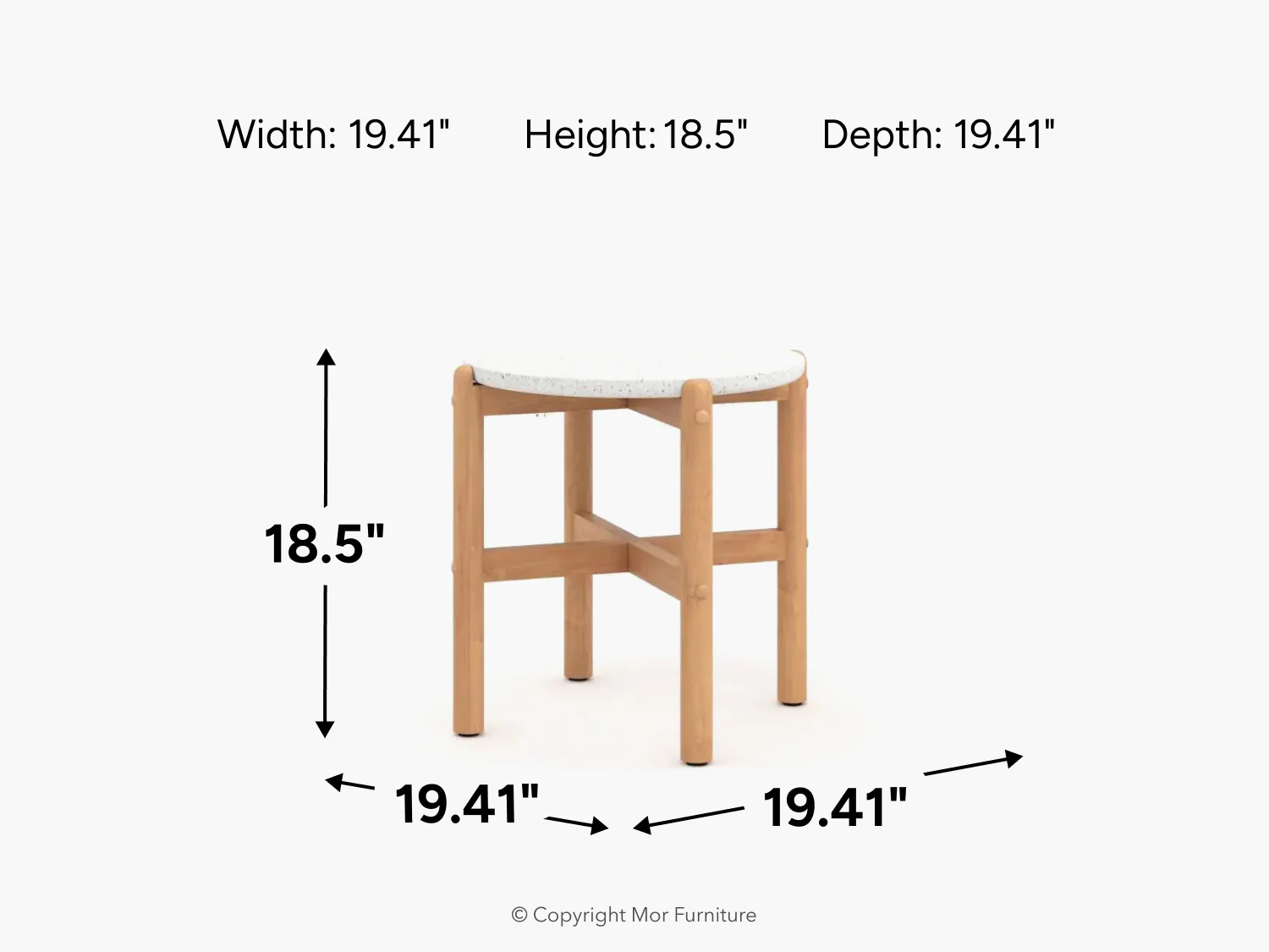 Solstice Outdoor End Table - Image 5