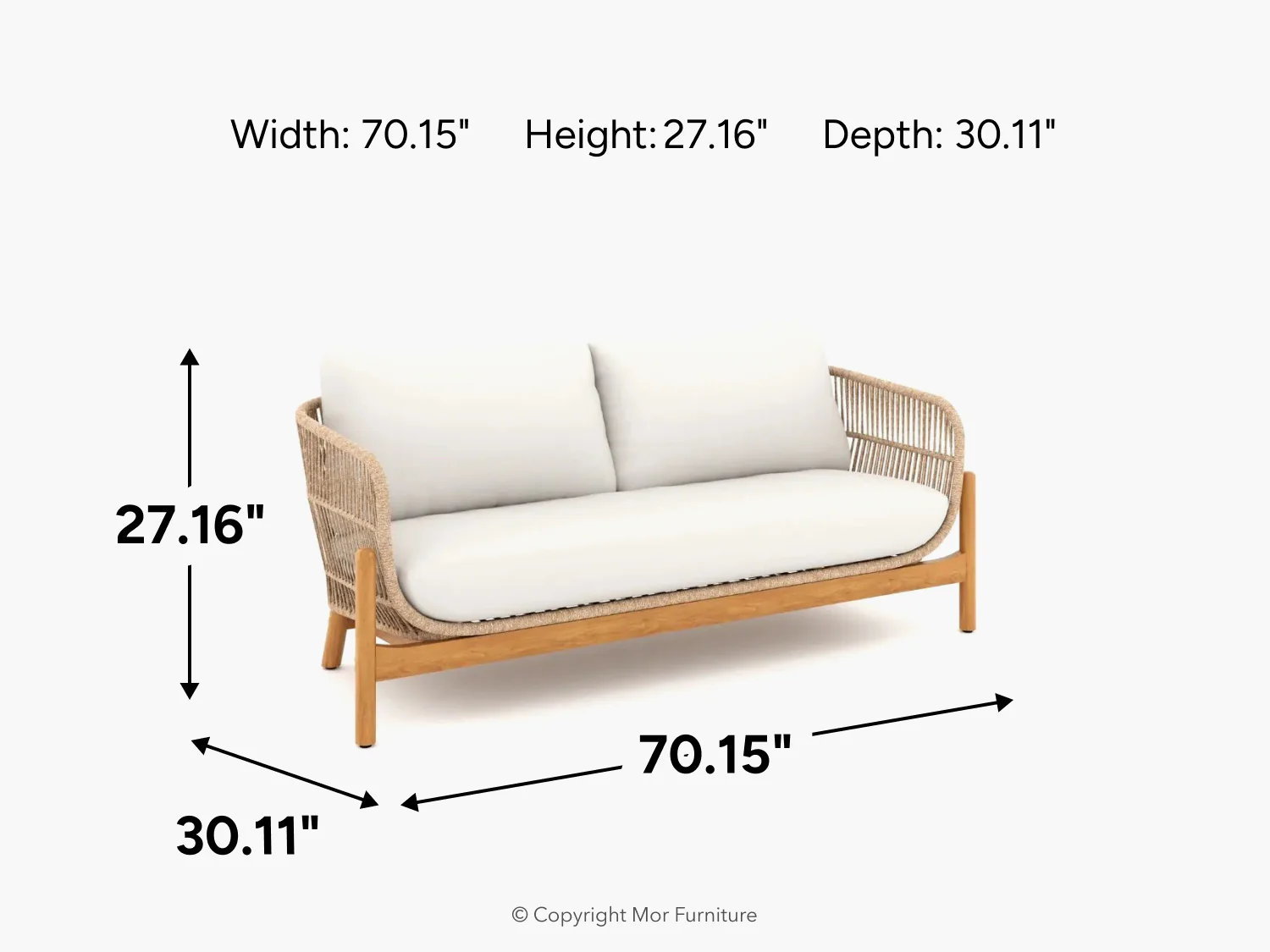 Solstice Outdoor Loveseat - Image 5