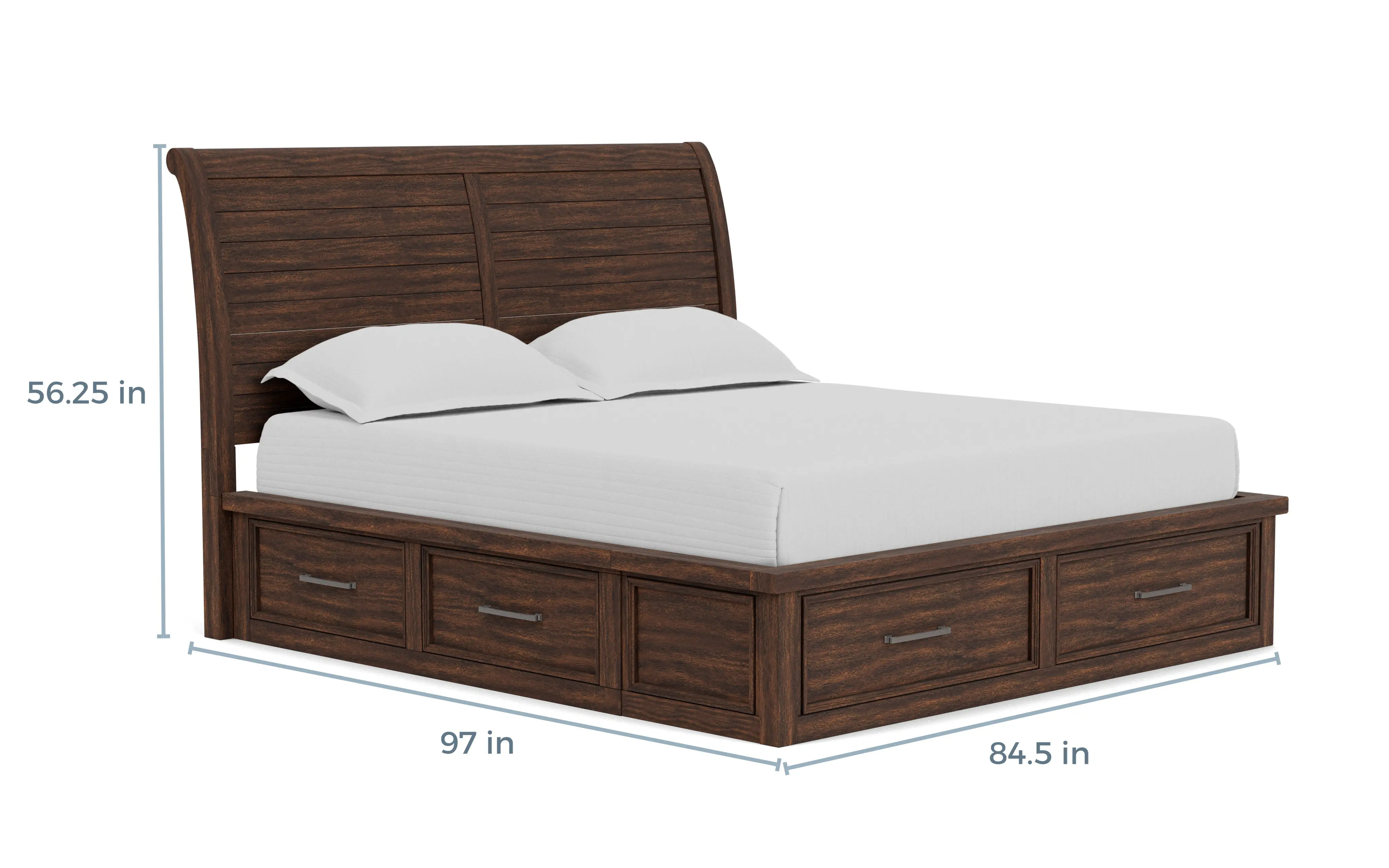 Sonora Sleigh Bed - Image 12