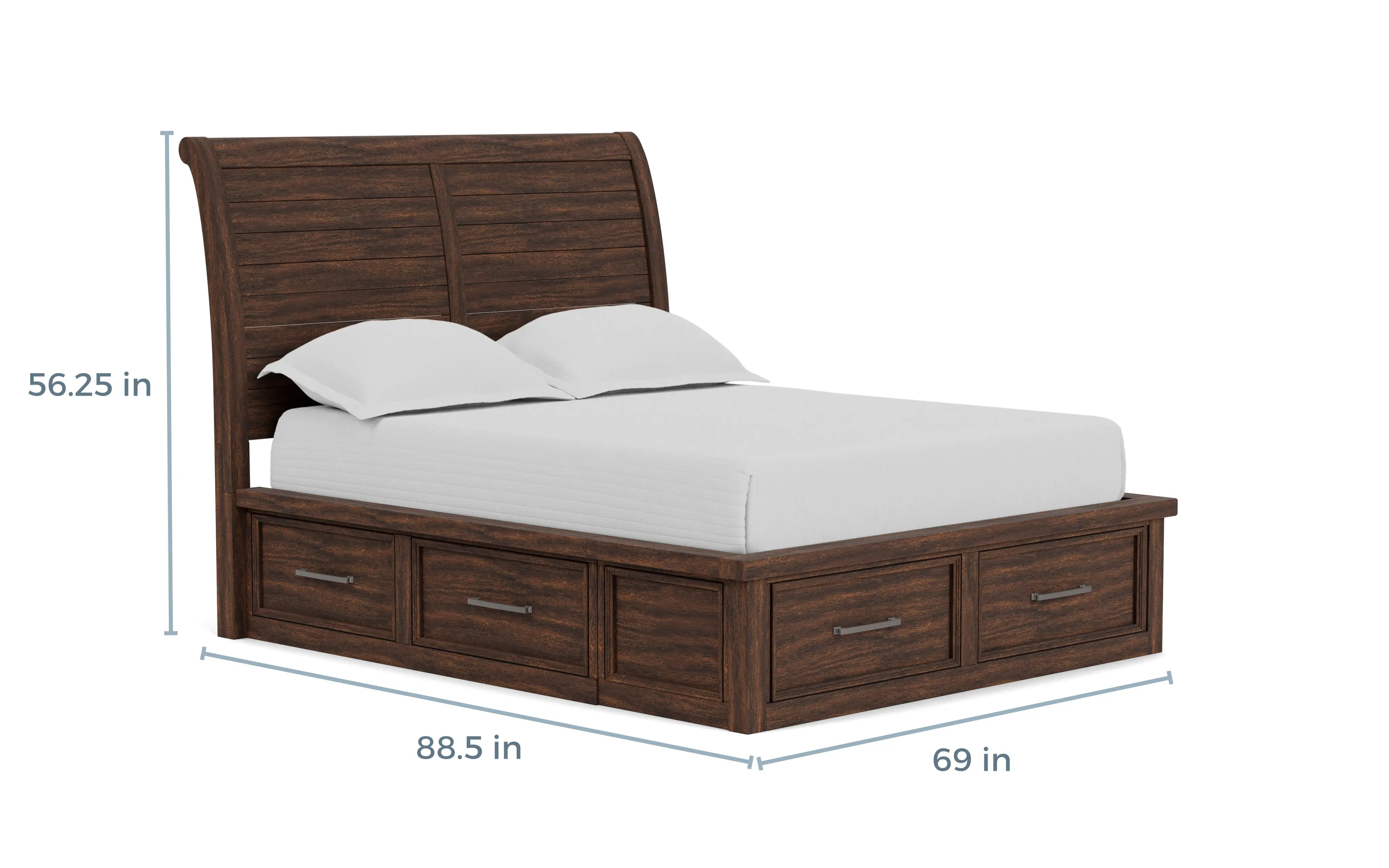Sonora Sleigh Bed - Image 6
