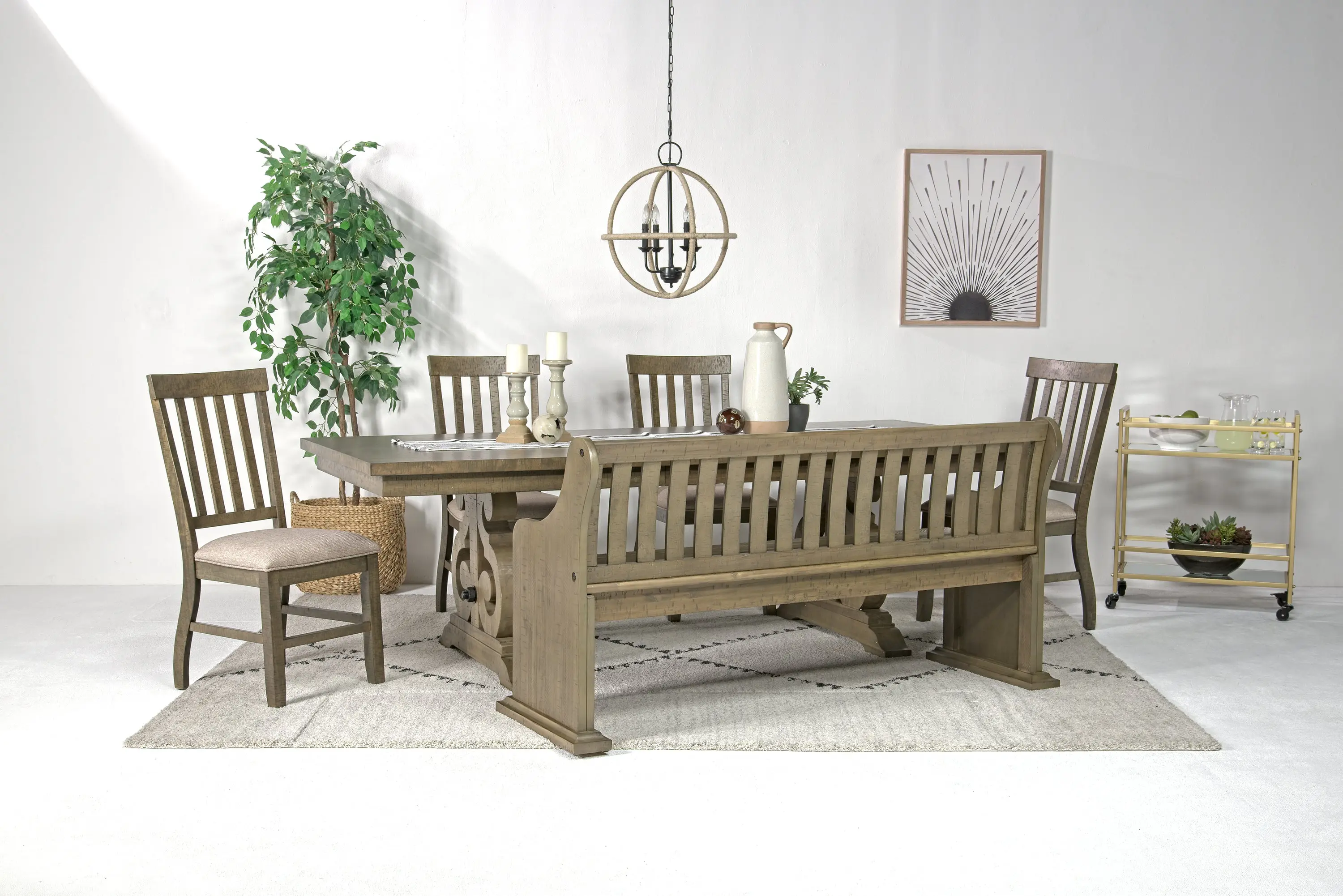 Stone Dining Bench - Image 12