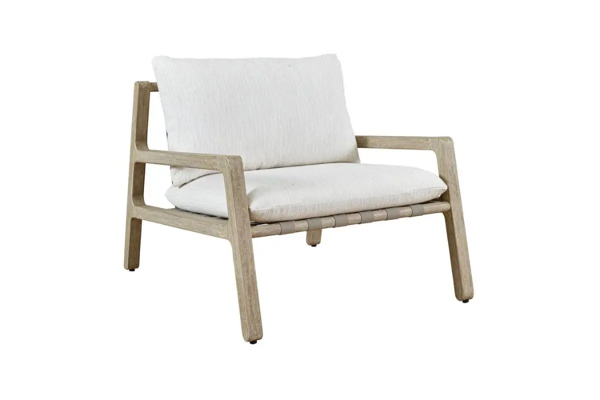 Strapped Outdoor Lounge Chair